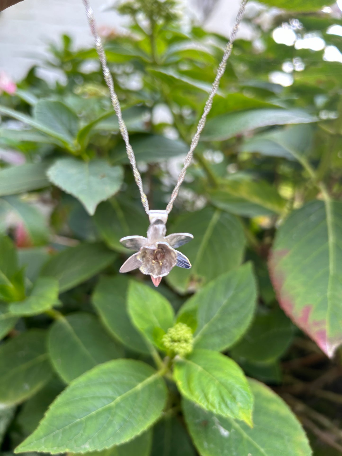 Handmade sterling silver pendant