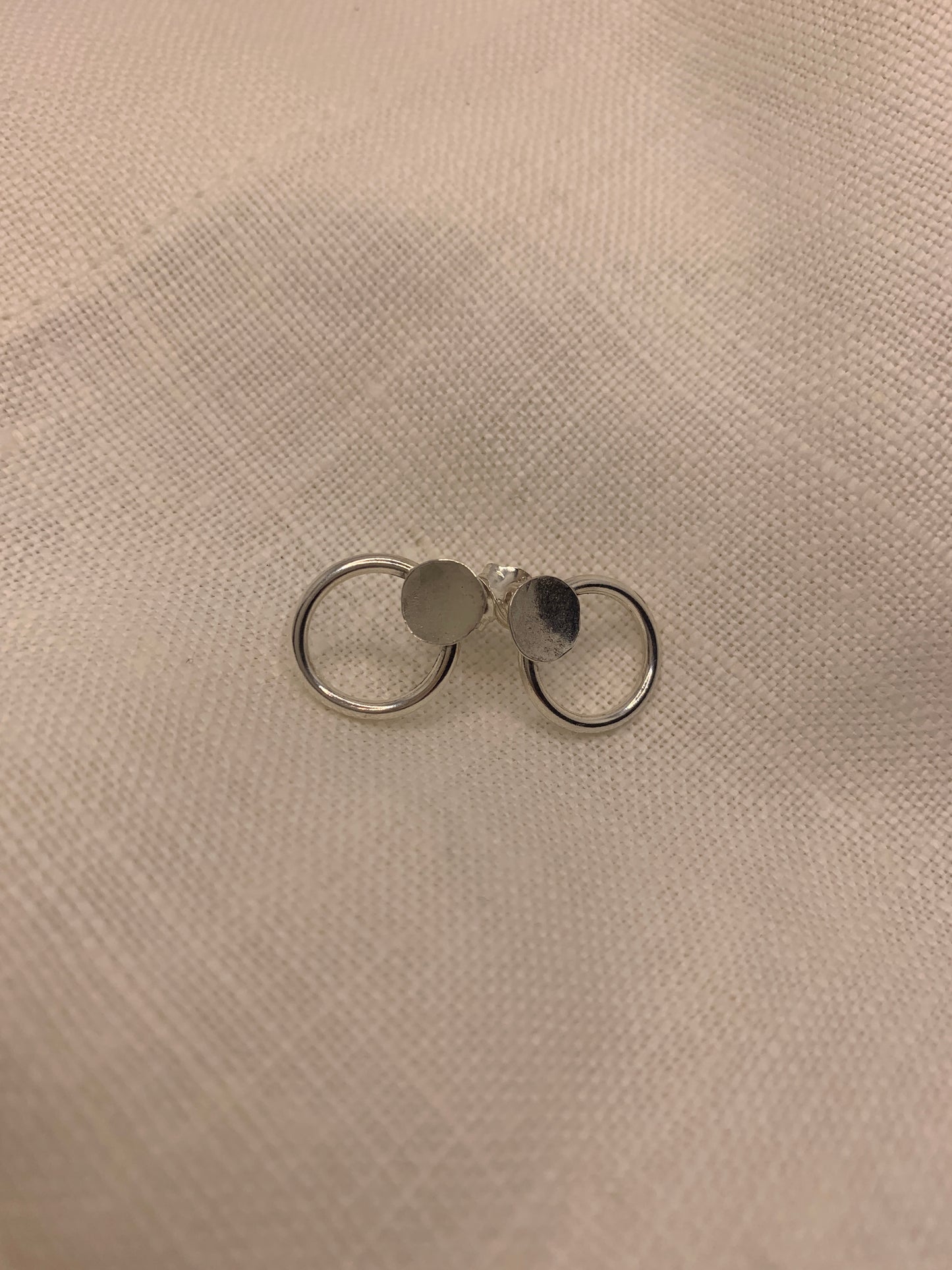 Handmade sterling silver earrings