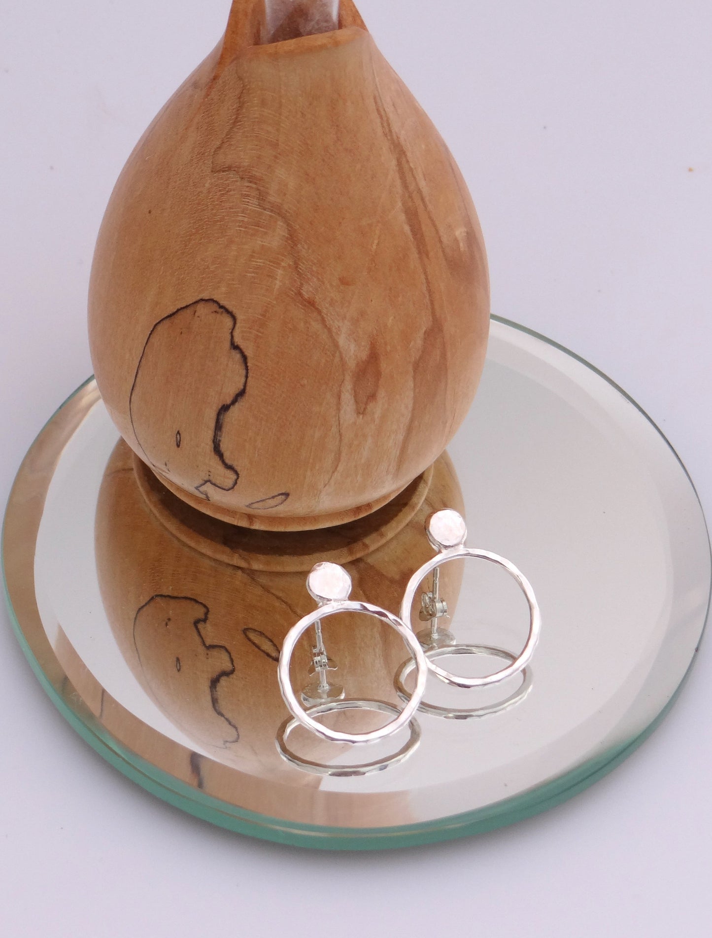 Handmade sterling silver earrings