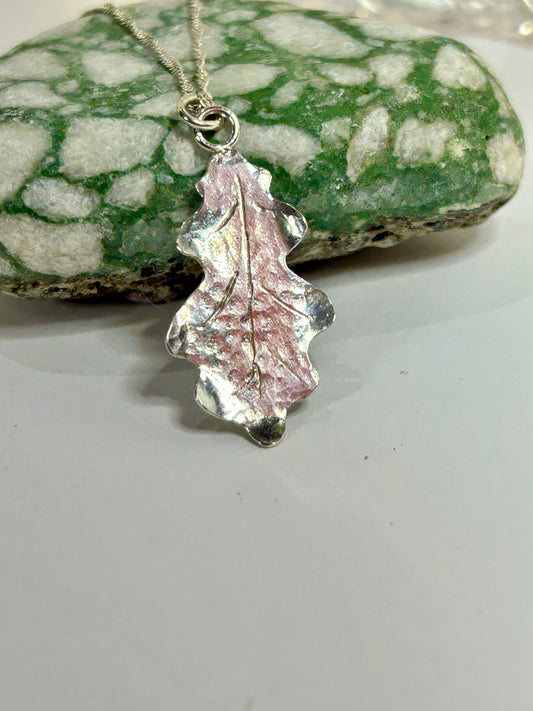 Inspired by Nature Small Oak Leaf Pendant