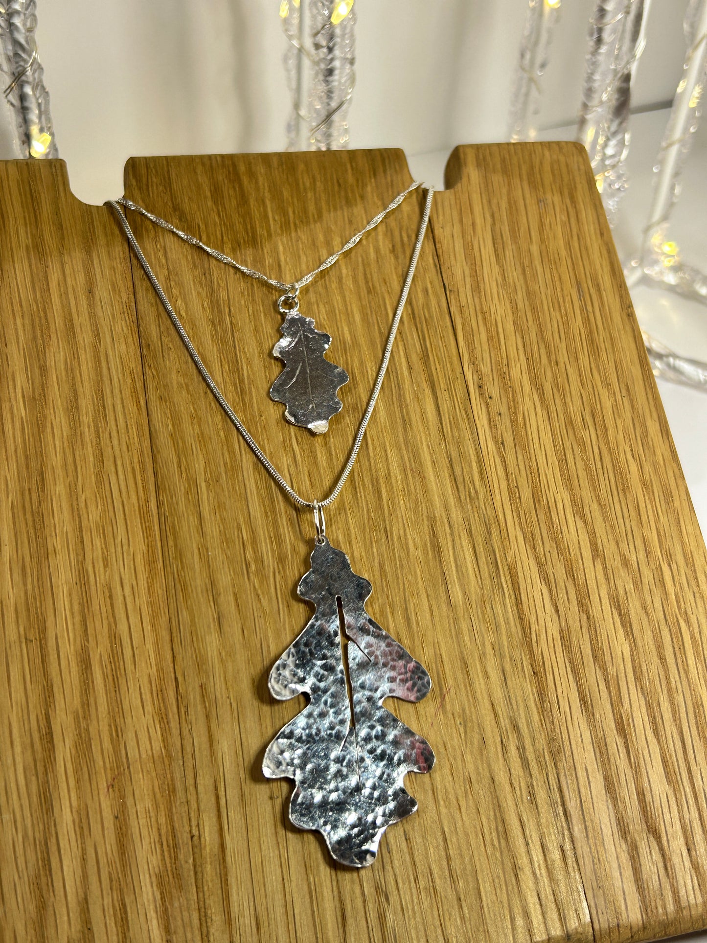 Inspired by Nature Small Oak Leaf Pendant