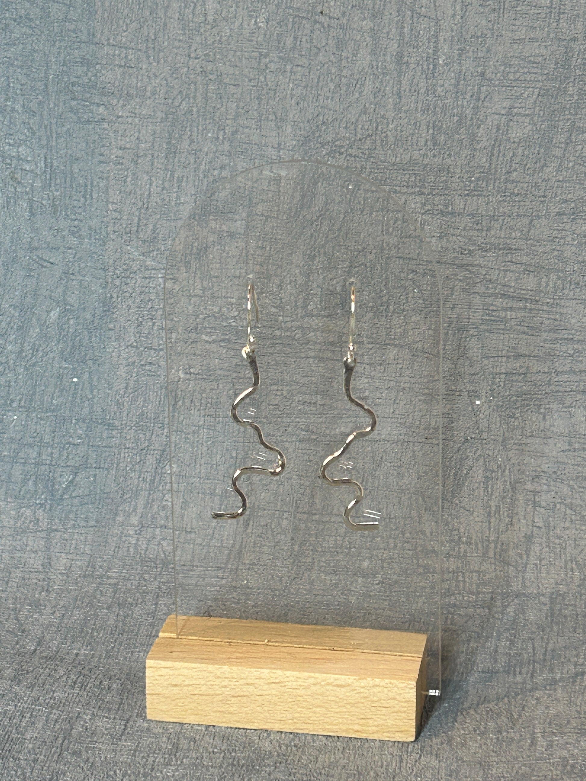 Handmade sterling silver earrings